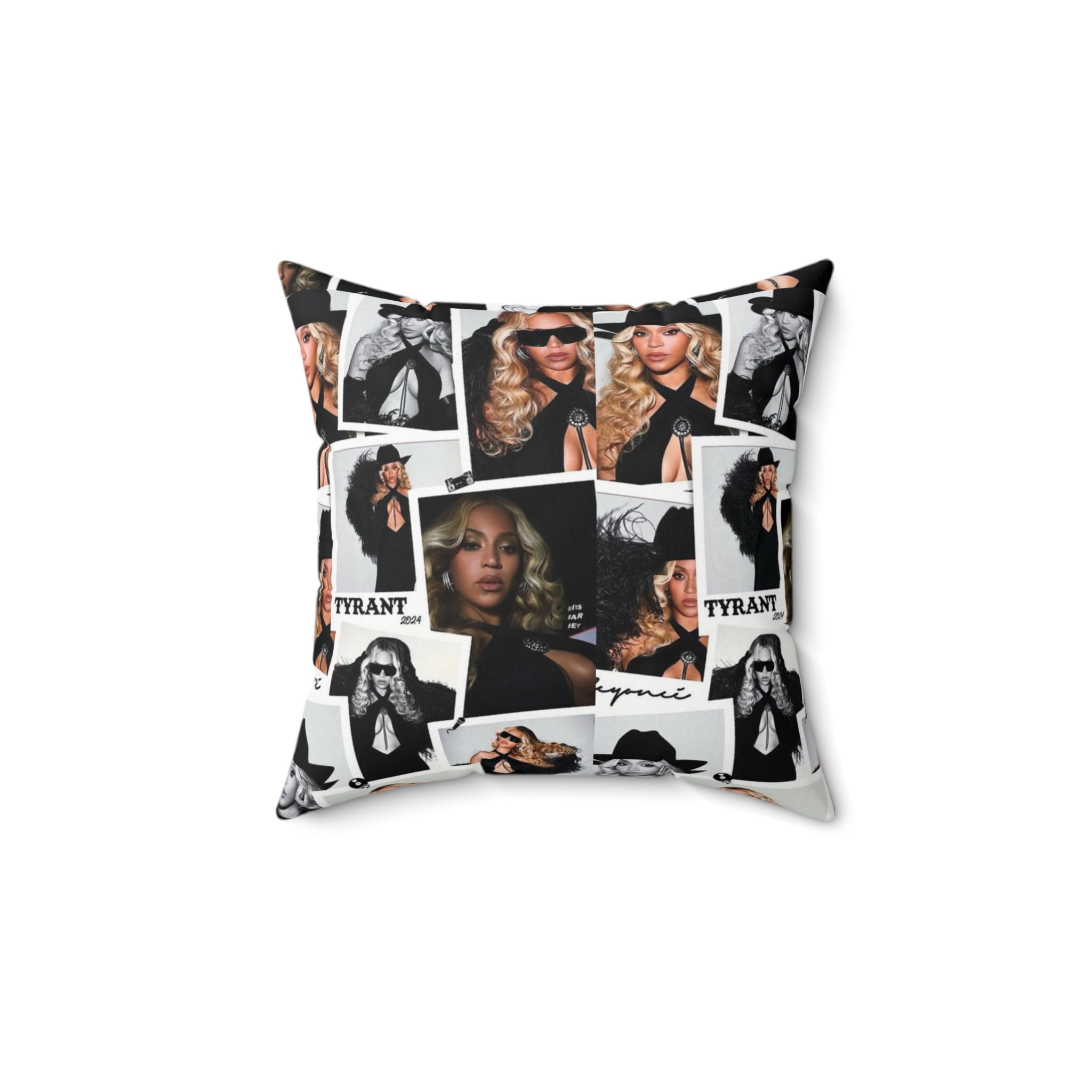 Beyonce Portraits Pillow | Square Polyester Pillow