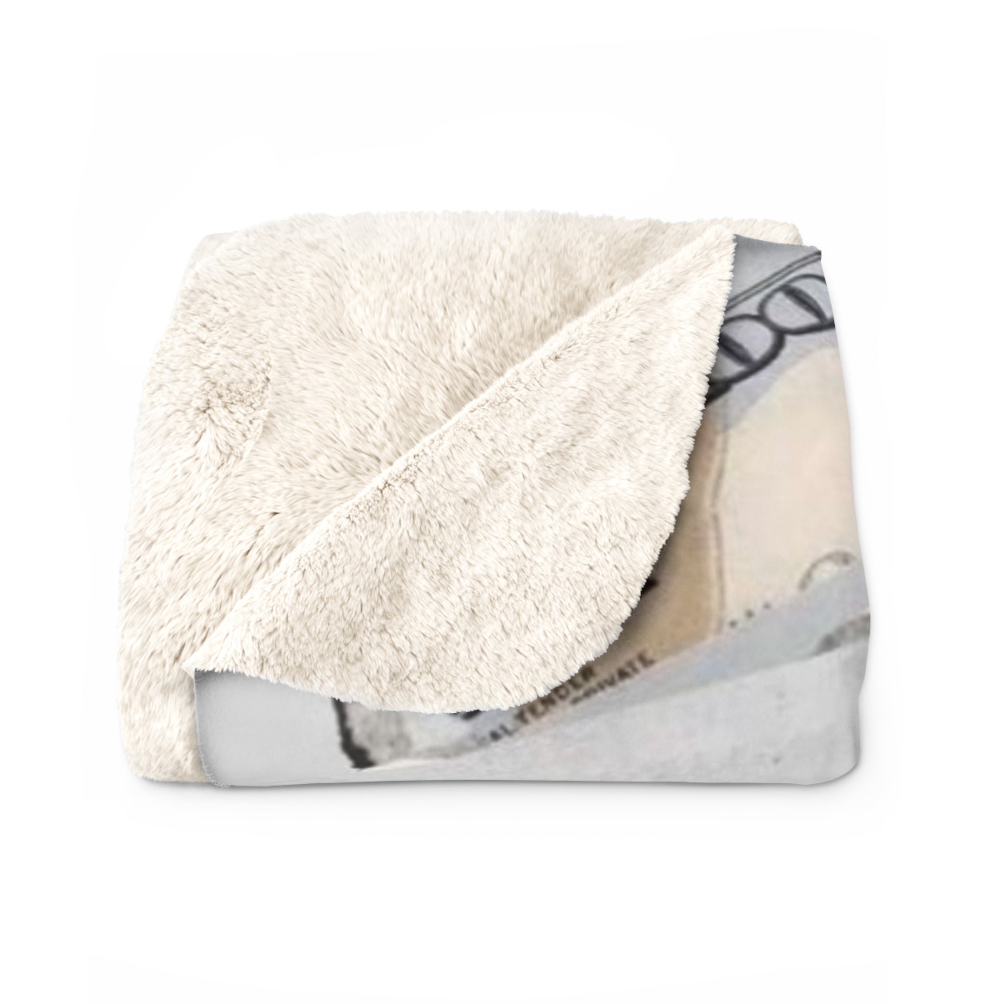 Cardi B Sherpa Fleece Blanket - Celebrity Magazine Cover Design