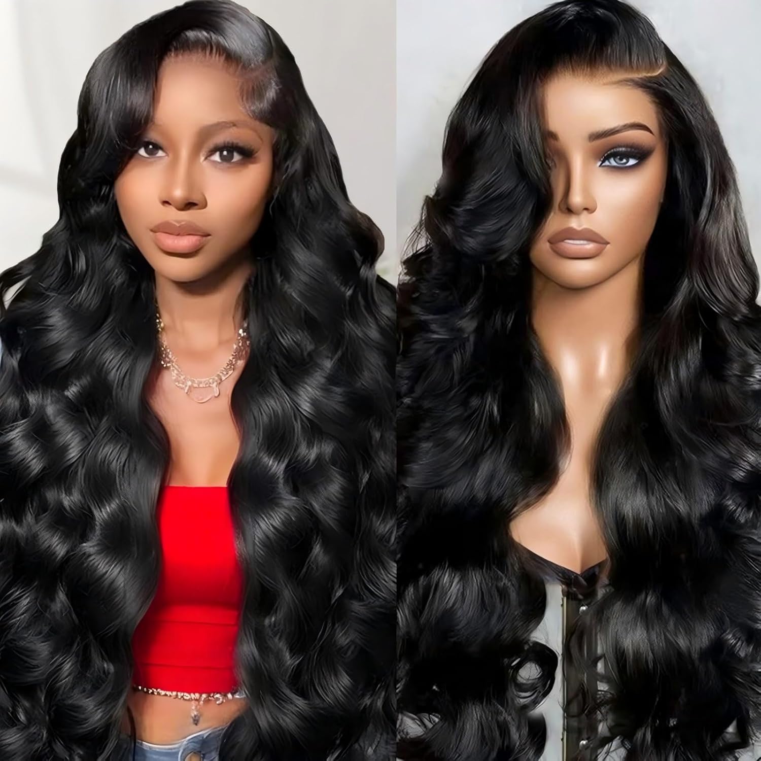 28 Inch 99j Burgundy Lace Front Wigs Human Hair Red Burgundy Wig 180% Density 13x6 Body Wave Lace Front Wigs Pre Plucked Glueless Lace Front Wigs Human Hair for Women