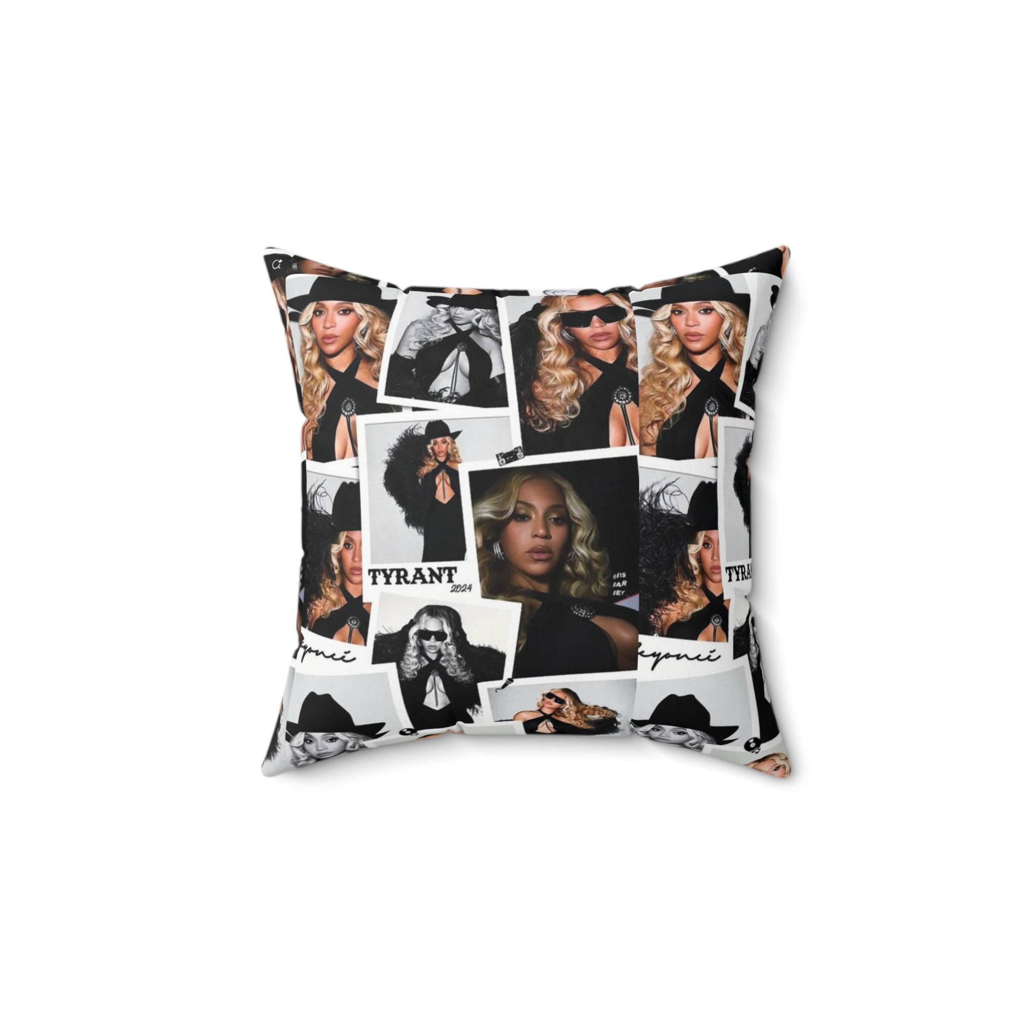 Beyonce Portraits Pillow | Square Polyester Pillow